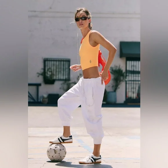 Free People Free Throw Muscle Tank in Orange Size X-Large NWT - Picture 8 of 11